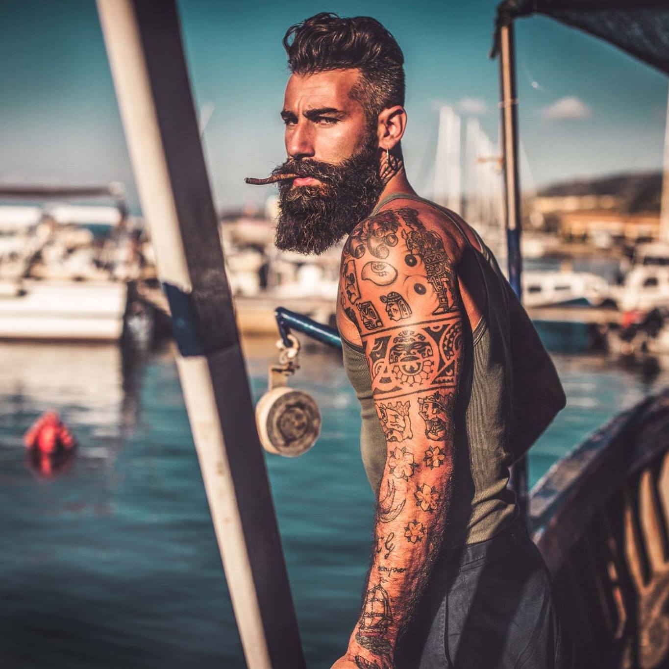 Gianluca Di Sotto, il modello hipster e pluritatuato che fa impazzire il mondo
