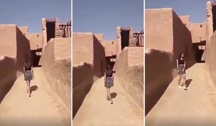 Modella arrestata in Arabia Saudita per un video in minigonna finito in Rete