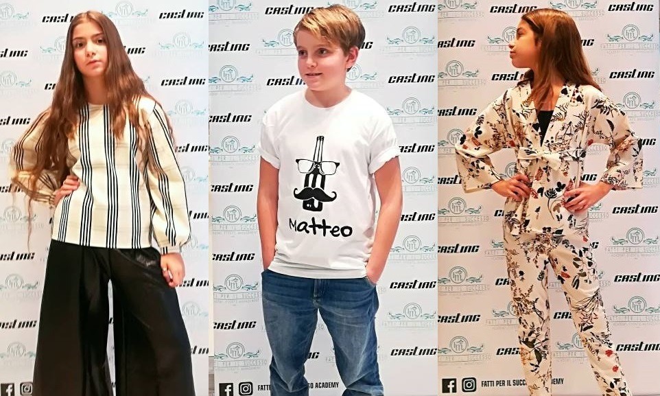 Baby modelli in posa a Bari per il videoclip della nuova collezione MadeinMama