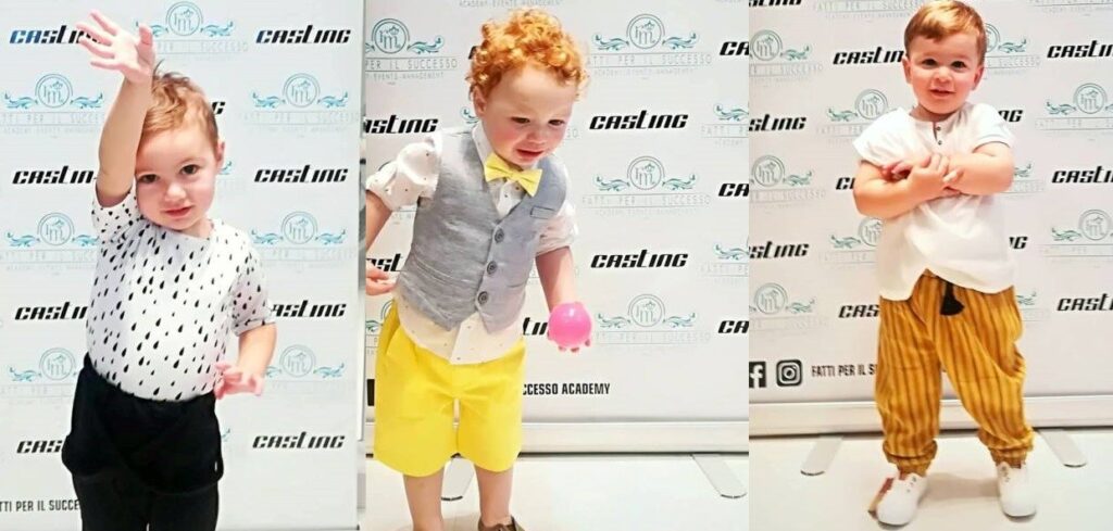 Piccole star protagoniste del videoclip MadeinMama: le foto dei baby modelli