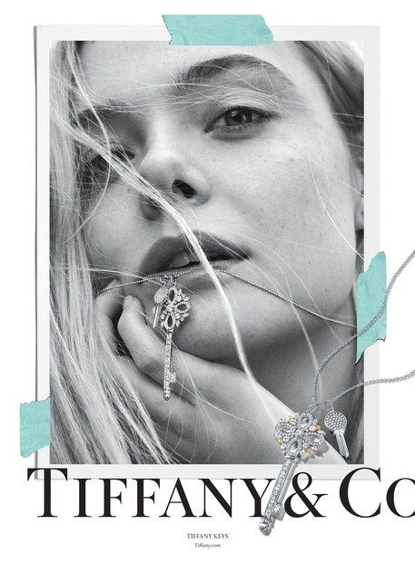 Elle Fanning testimonial della nuova campagna di Tiffany & Co