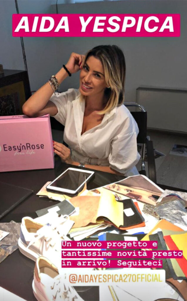 Aida Yespica lancia la sua capsule collection di scarpe