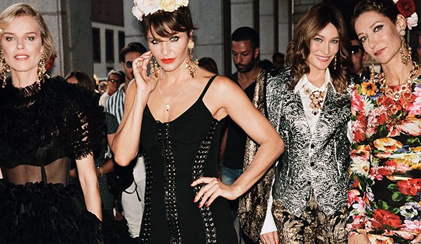 Dolce&Gabbana torna indietro: punta sulla stampa per la nuova campagna