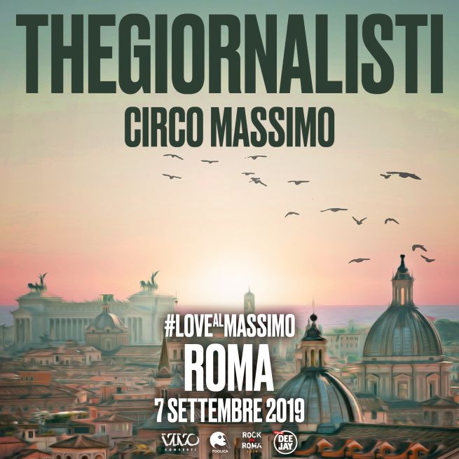 I Thegiornalisti in concerto al Circo Massimo a settembre