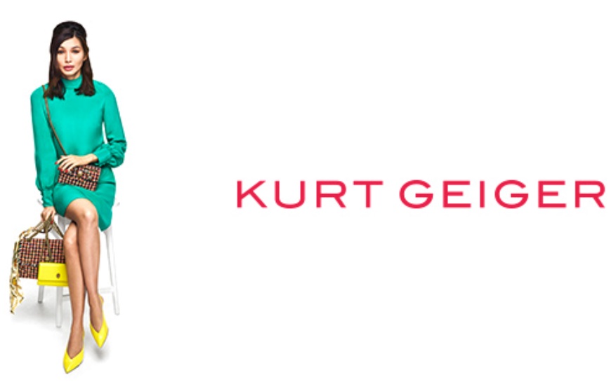 Gemma Chan è la testimonial della nuova collezione SS19 di Kurt Geiger