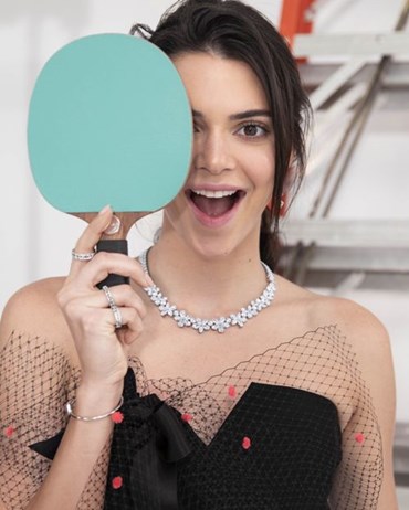 Kendall Jenner è tra le testimonial della nuova campagna Tiffany & co