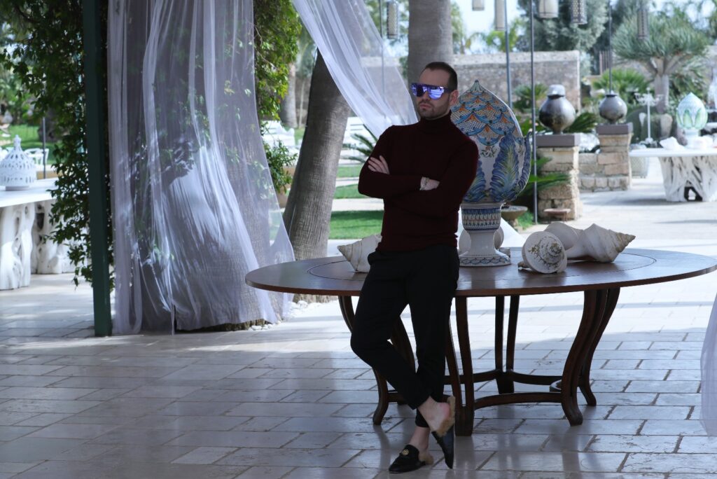 Maiorano Fashion Show 2019 con Daniela Mazzacane e il maestro Michele Sgaramella