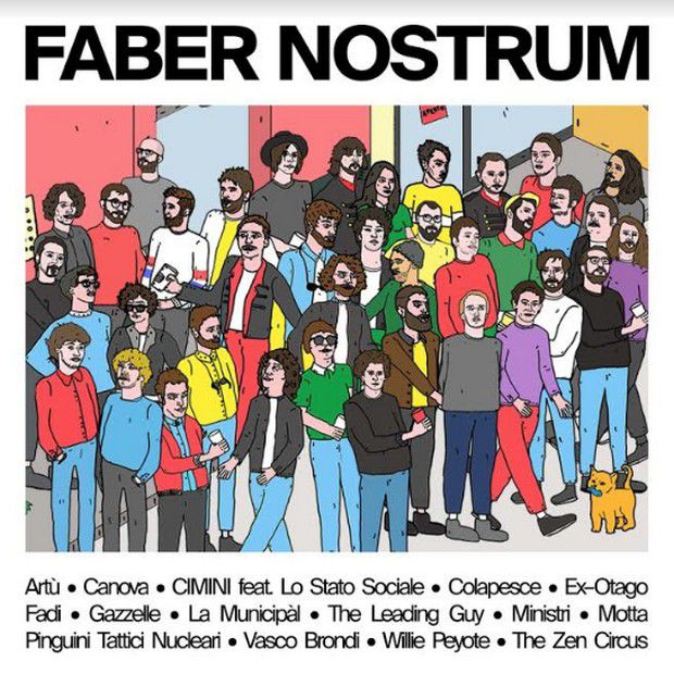Faber Nostrum è l’album tributo a Fabrizio De André