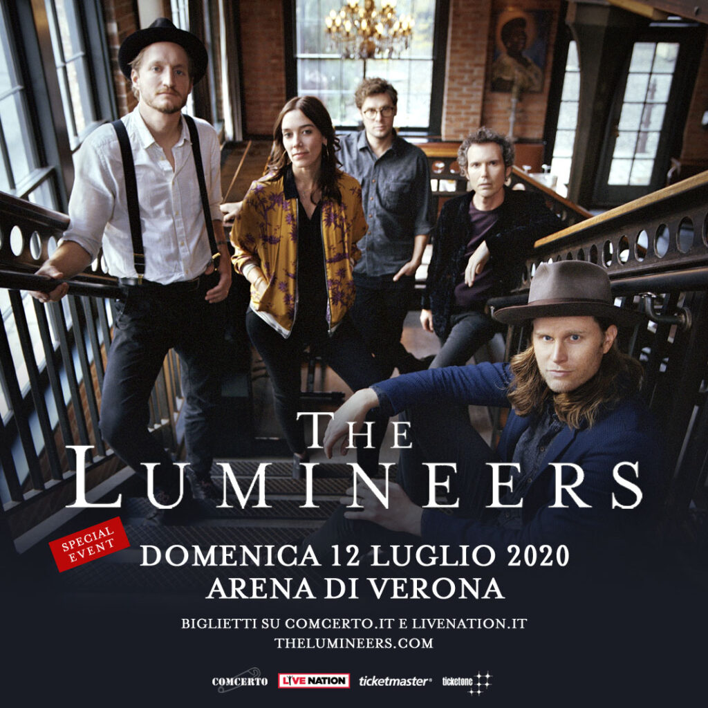 The Lumineers in concerto in Italia il 12 luglio