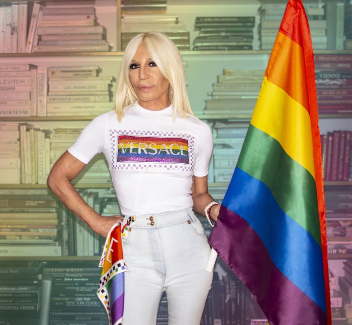Donatella Versace testimonial di Stonewall