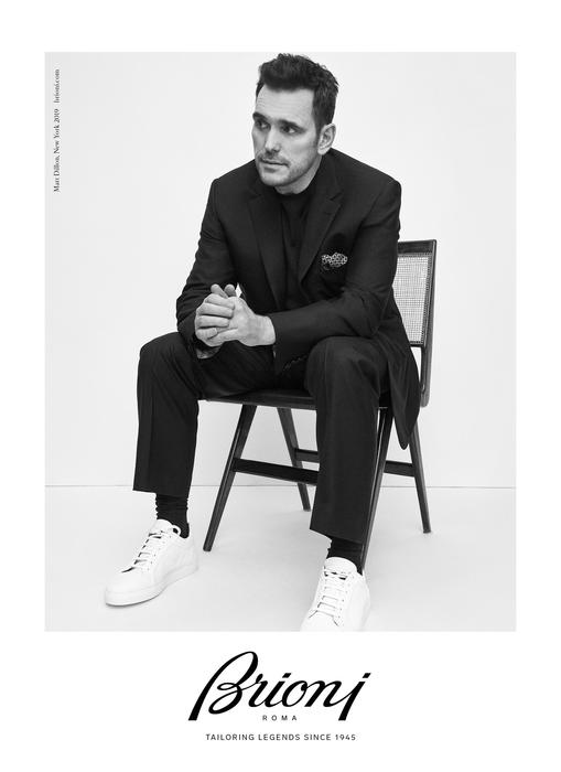 Matt Dillon è il testimonial della campagna Tailoring Legends Autunno/Inverno di Brioni