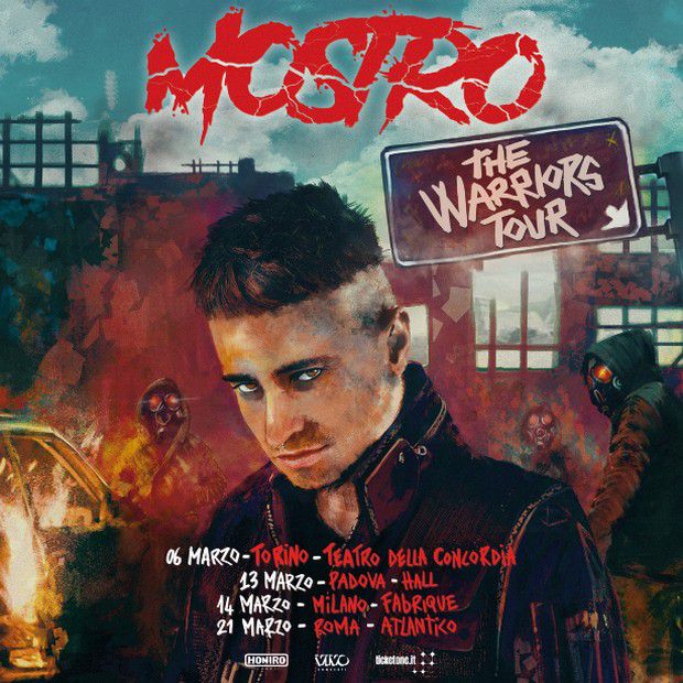 The Warriors Tour 2020 di Mostro: le date dei concerti