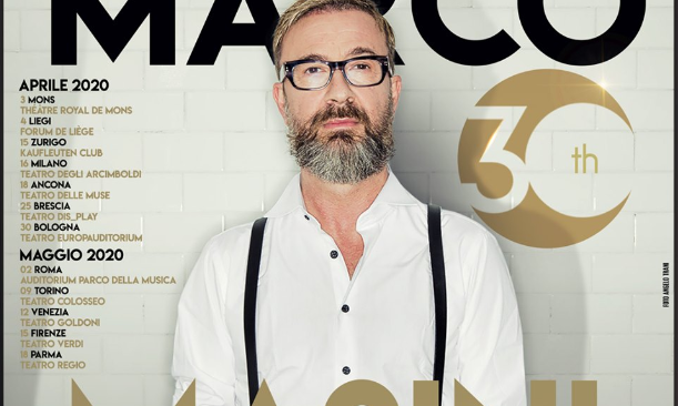 Tour teatrale nel 2020 per Marco Masini: le date dei concerti