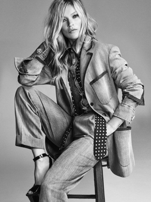 Kate Moss è la testimonial della nuova campagna di Ermanno Scervino