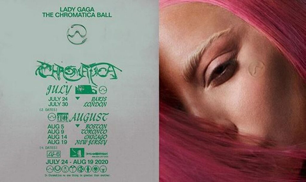 The Chromatica Ball Tour 2020 di Lady Gaga: annunciati i primi concerti