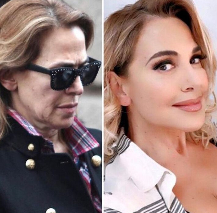 Barbara d’Urso senza trucco, prima e dopo: la foto pubblicata da Jimmy Ghione scatena il gossip