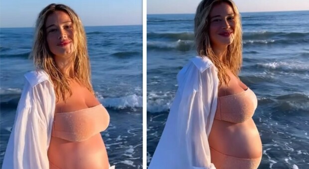 Diletta Leotta incinta con il pancione: parto imminente