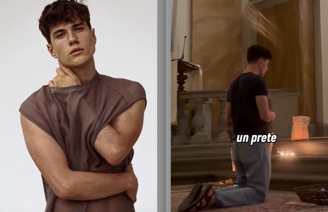 Edoardo Santini cambia vita: da modello più bello d’Italia a prete