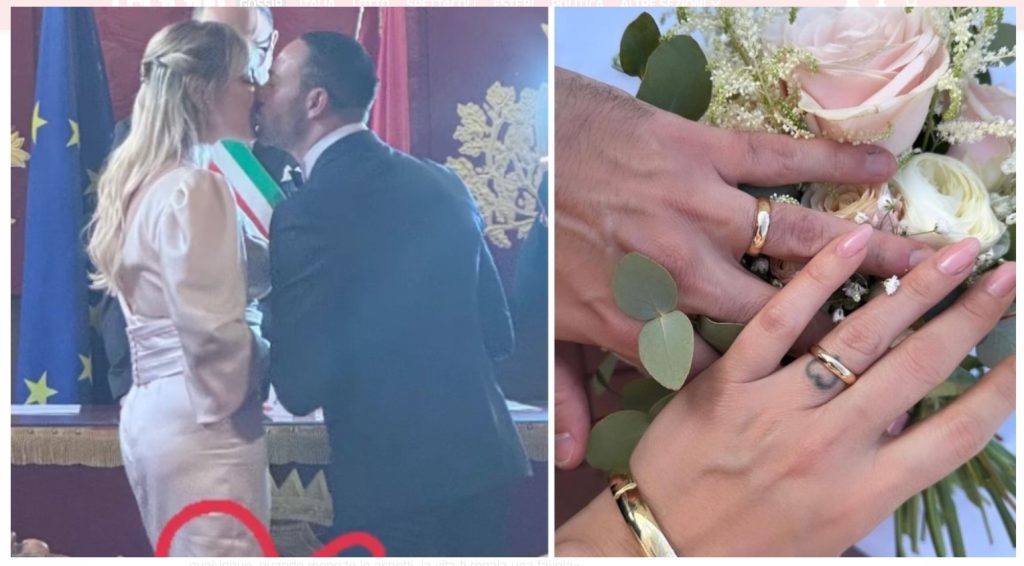 Manila Nazzaro e Stefano Oradei si sono sposati: matrimonio civile a Roma